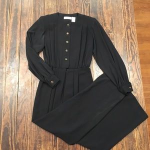 Vintage Liz Claiborne Black Jumpsuit